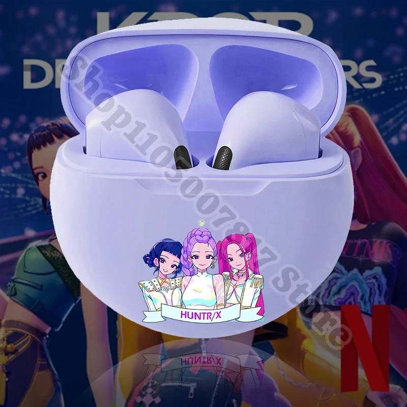 KPop شيطان الصيادين سماعة لاسلكية تعمل بالبلوتوث سماعات TWS داخل الأذن سماعات الأذن الإكسسوارات سماعة سماعات صغيرة هدايا عيد الميلاد #1