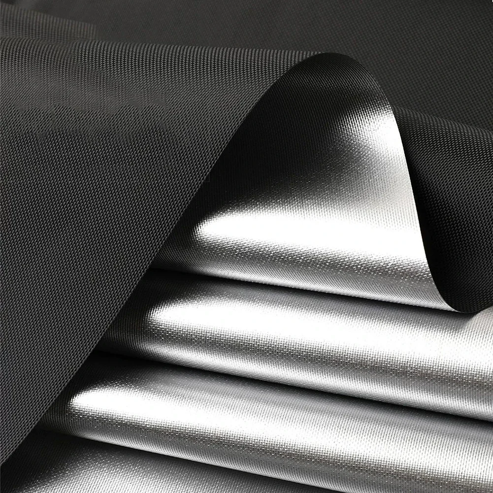 Portable Sun Shading Cloth Black Full Blockout Shade Punch-Free Travel Blackout Balcony Curtains For Balconies Can Be Cut