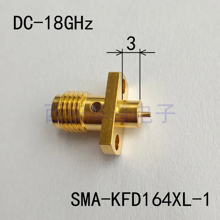 Spot SMA-KFD164XL-1 RF connector 18G high frequency 3mm through the wall small flange SMA RF connector