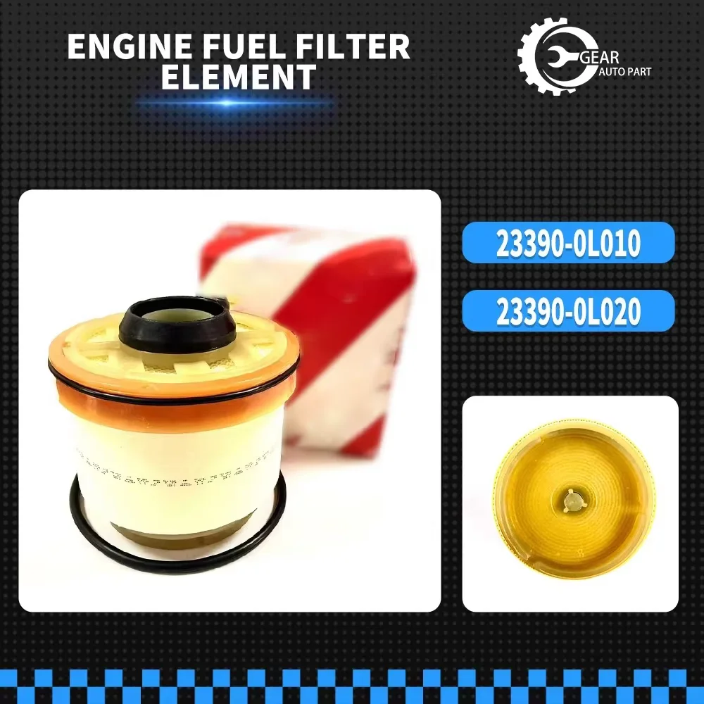 New Fuel Filter, Engine Fuel Filter Element 23390-0L041 For Toyota Hilux Hiace Vigo 2010-2014 Lexus IS 23390-0L010 23390-0L020