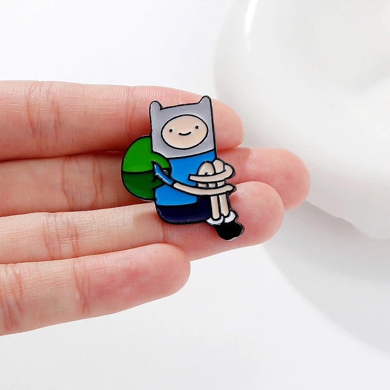 Adventure Cute Cute Cartoon Brooch Clothing Bag Accessories Personalized Creative Metal Badge Suit Buckle