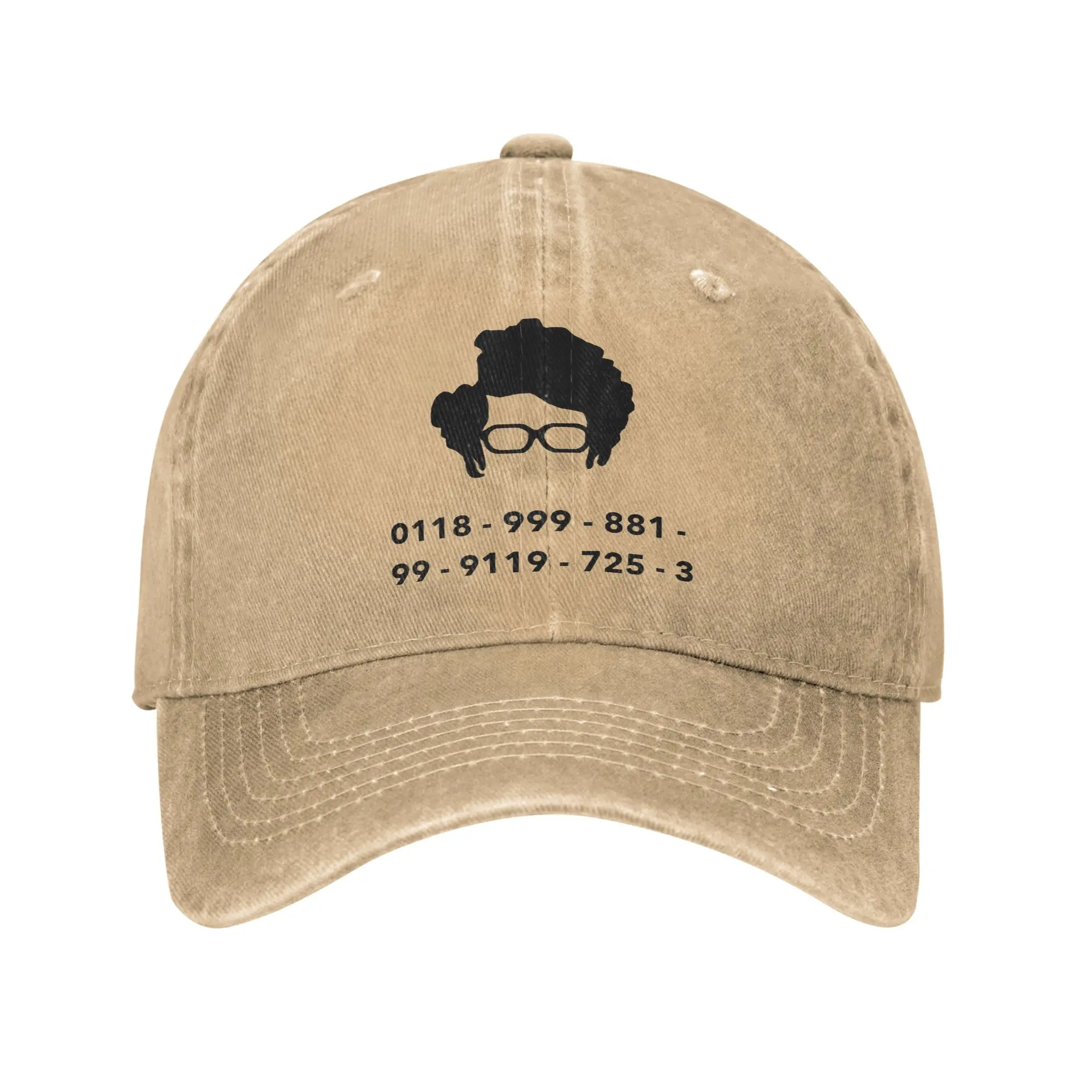 Vintage Moss New Emergency Number The IT Crowd Baseball Cap Unisex Style Distressed Denim Snapback Hat Running Golf Hats Cap