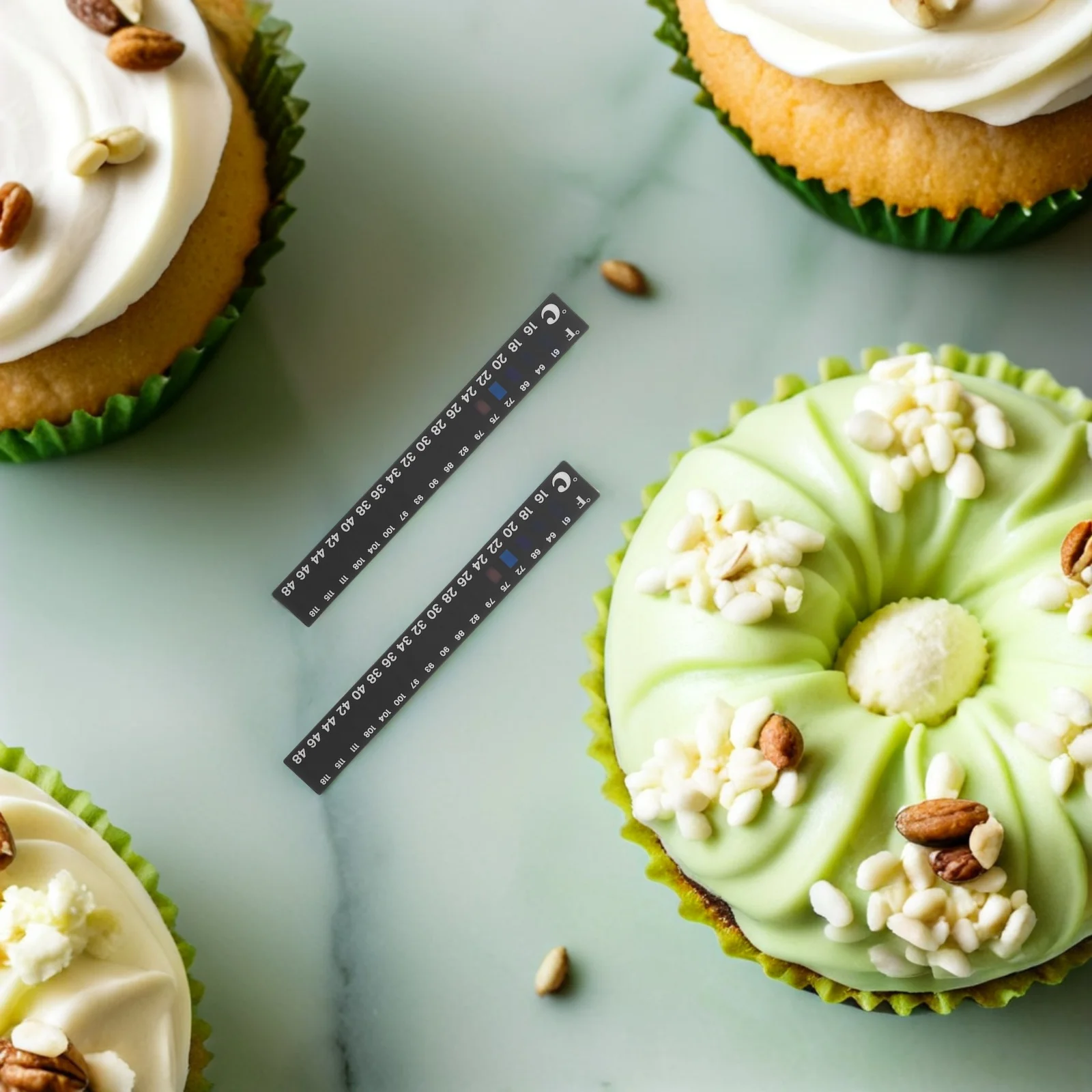 

6pcs Fermentation Temperature Sticker For Brewing Waterproof Reusable Jar Thermometer Strip Stick On Temperature Labels For