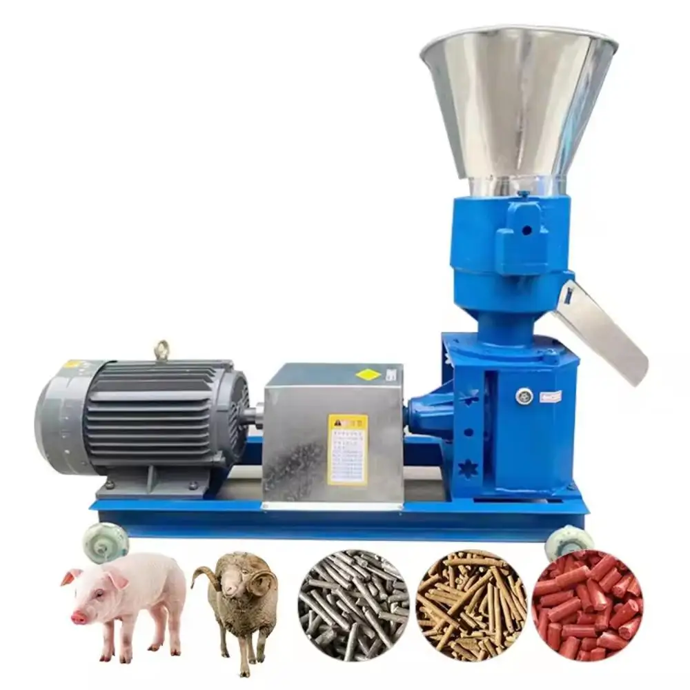 Molino de pellets doméstico modelo 150, máquina para fabricar pellets de alimentos multifunción, nuevo granulador de alimentos para animales de 90 kg/h-150 kg/h