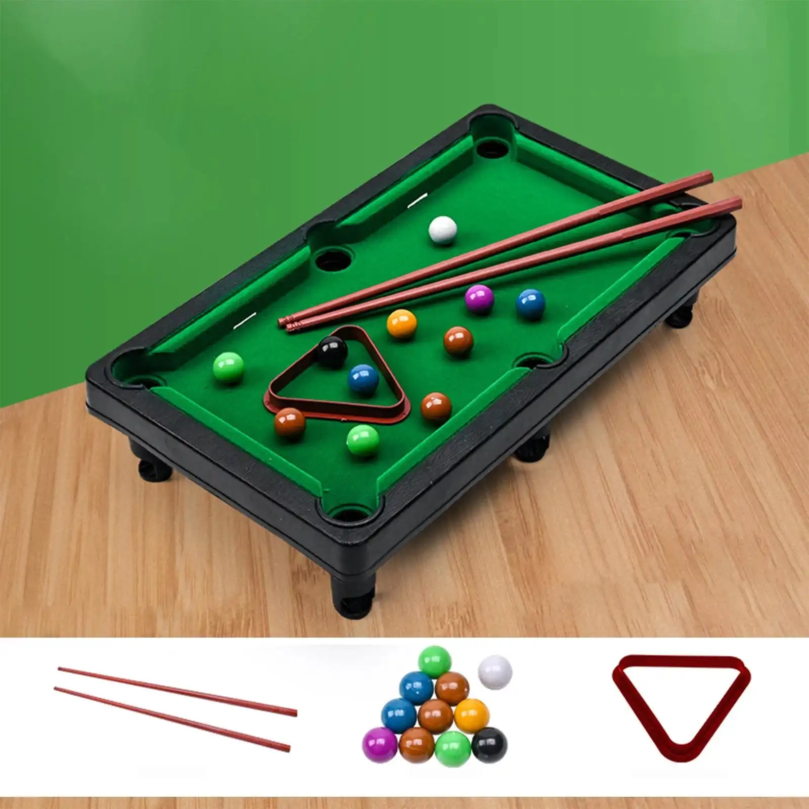 Mini jeu de billard de bureau, jeu de table de billard britannique, ensemble de mini billard de bureau coule parent-enfant