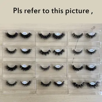 RED SIREN Mink Lashes Velkoobchod 5/10/50 párů Nadýchané pravé norkové vlasy Přírodní řasy Velkoobchod Krátké tenké norkové řasy Ve velkém 8 nejlepší prodej norkové řasy ve velkém - №1