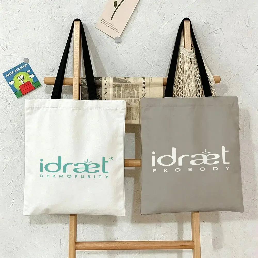 Las bolsas de almacenamiento I-Idraet de estilo minimalista son adecuadas para la escuela, compras, viajes, trabajo y compras de supermercado.