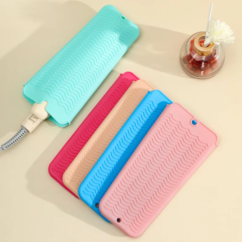 Curling Iron, Heat-Resistant Bag, Straightener, Insulated Storage Bag, Soft Rubber, Portable Beauty Tool