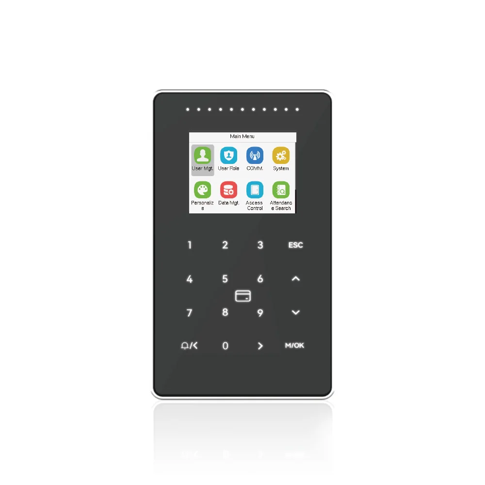 Software di presenza basato su web Sistema di presenza temporale con terminale di controllo accessi con scheda RFID senza contatto