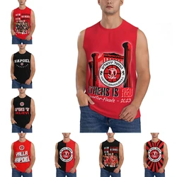 Hapoel Jerusalem Basketball Athletic Men's Hd Print Cotton Tank Top Muscle Tee Sleeveless T-Shirt Tagless Tank Undershirt