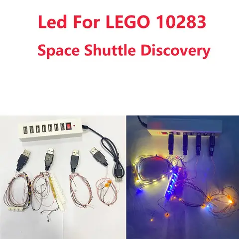 Luce a LED per mattoni da costruzione LEGO 10283 Space Shuttle Discovery Lamp (modello a blocchi non incluso)