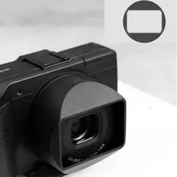 Rectangle ABS Camera Lens Hoods with Adapter Ring Cap Cover for Ricoh GR GR2 Wide Frame Vintage Retro 카메라 악세사리 캐논