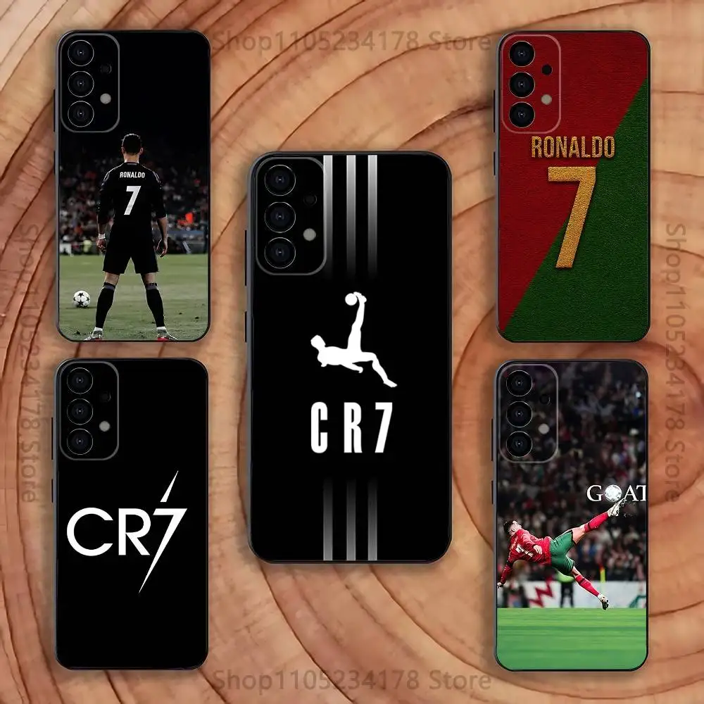 

Football Star R-Ronaldo-ES-7 Phone Case For Samsung S25,S24,S21,S22,S23,S30,Ultra,S20,Plus,Fe,Lite,5G Black Cover