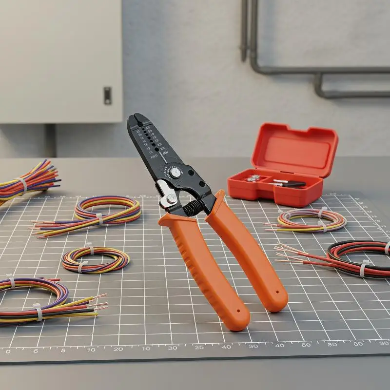 Wire Stripper Plier Multifunctional Cable Stripping Cutting Tool Non Slip Handle Electrician Wire Work Repair Hand Tool