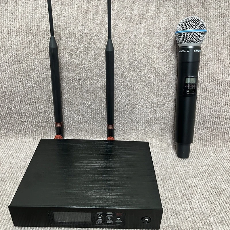 ngle Wireless Microphone System BETA58A True Diversity Handheld Dynamic Mic