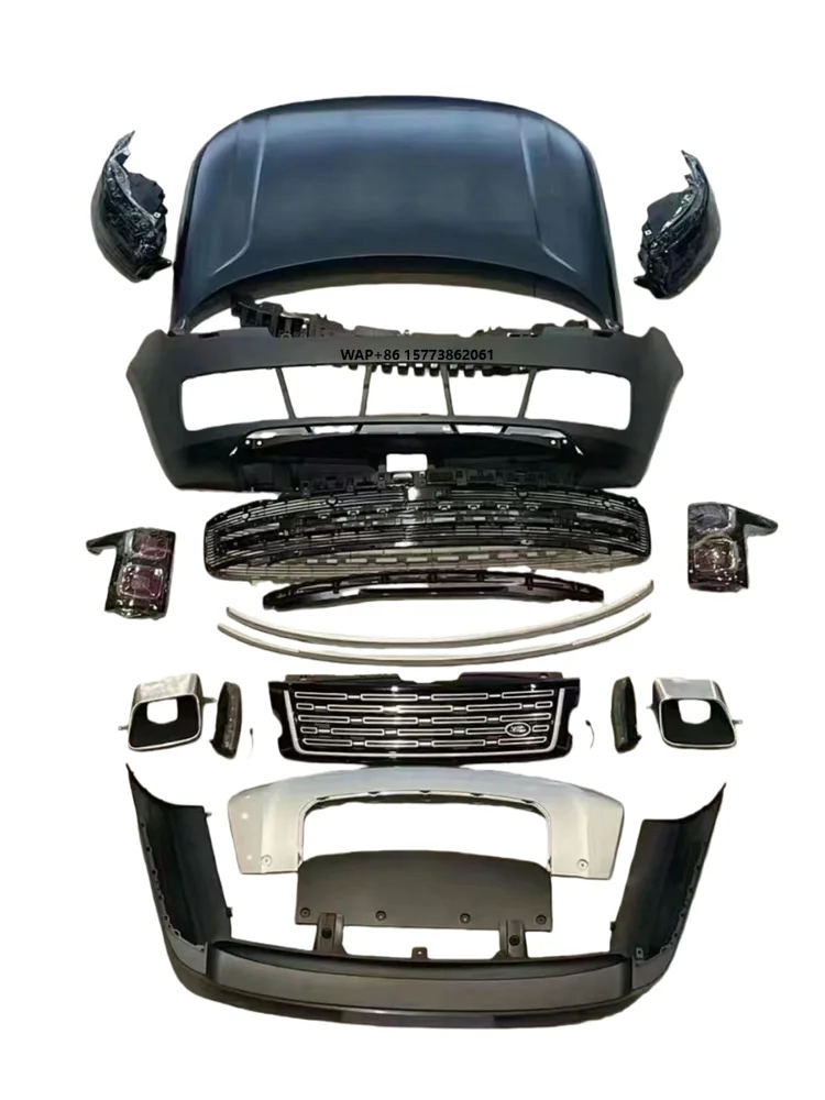 for 13-17 Range Rover Executive Old to New Upgrade Modification 23 Model Front and Rear Headlight Surround Kit BDL