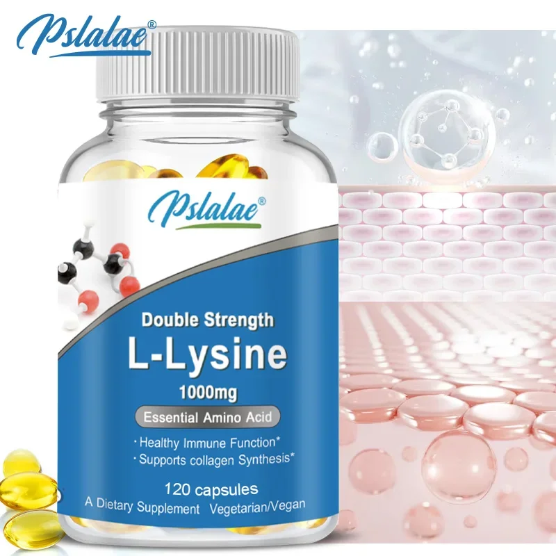كبسولات L-lysine - تدعم صحة القلب والأوعية الدموية والمناعة، وتحسين الامتصاص، وتعزز الطاقة، وGMO، ونباتي خالي من الغلوتين #2