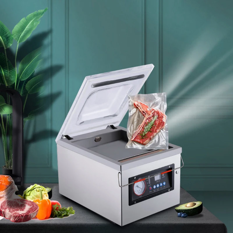 Vacuum Sealer Machine HB-320 Commercial Kitchen Food Chamber Vacuum Sealer Packaging Machine Sealer for Food Saver