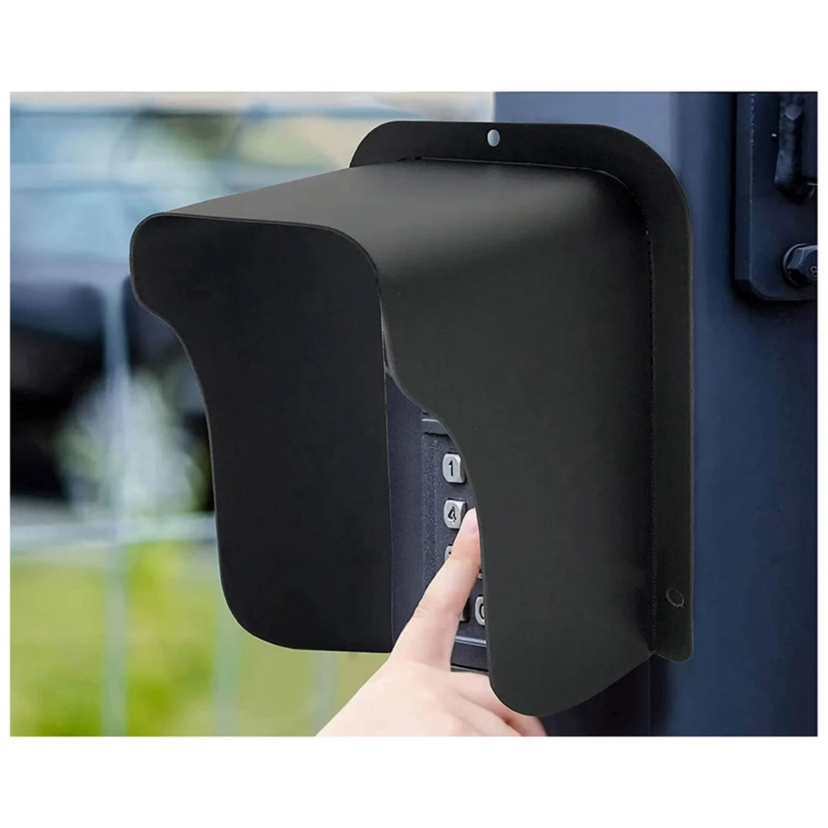 B34B-Doorbell Rain Cover Set, Keypad Cover,Metal Doorbell Protector Cover, Compatible with Most Video Doorbell.