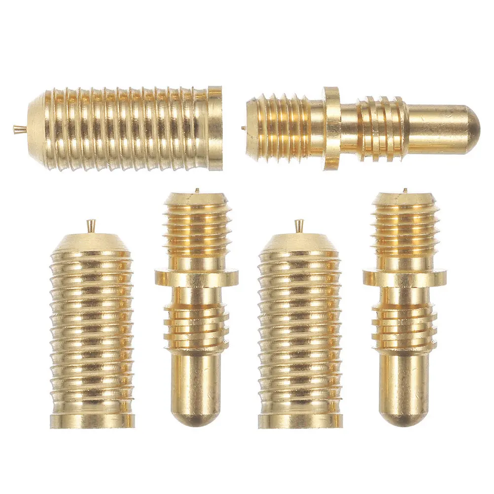 

3Sets Pool Cue Joint Pin Screws Copper Alloy Strong Non Deformable for Billiard Cue Assembly Connection and Maintenance