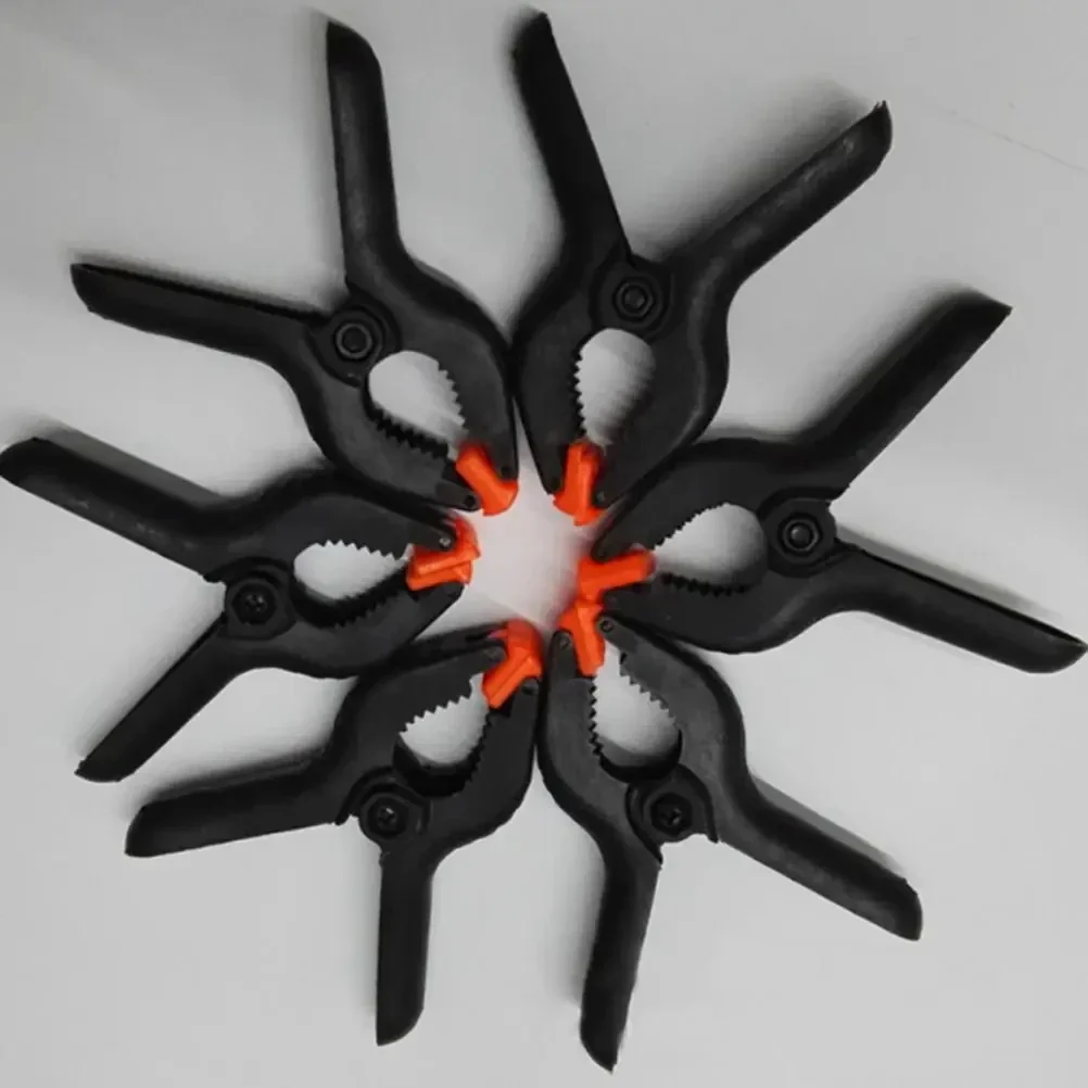 6Pcs Spring Clamps Heavy Duty Plastic For Background Muslin Canvas Paper Chromakey Screen Clip Photo Studio Carpenter Hand Tools