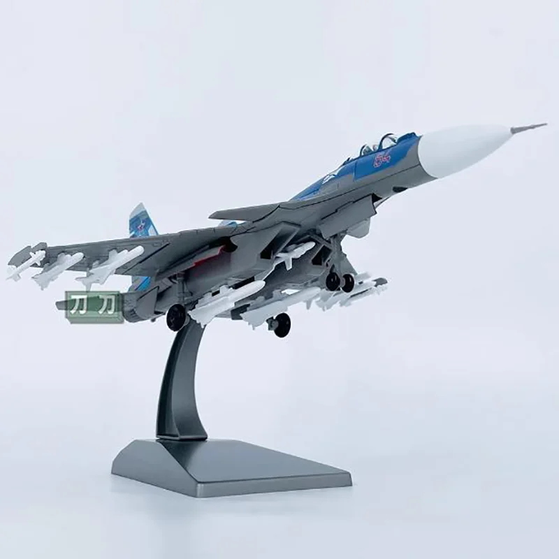 Modèle d'avion de chasse russe SU-33 en alliage, échelle 1/100, Su33, Simulation finie, décoration, Collection sans colle