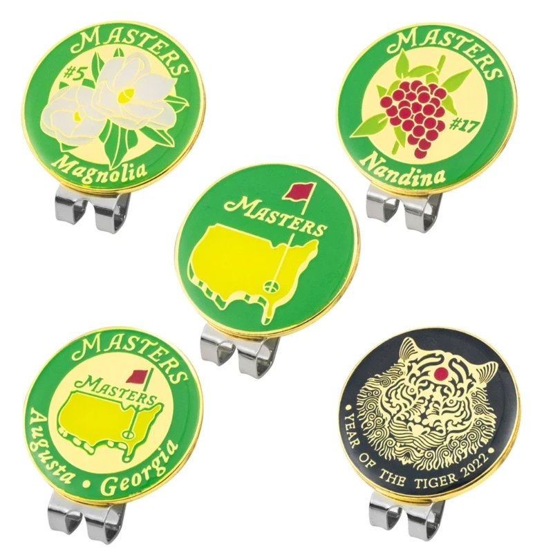 Golfhoed Clip Ball Marker Houder voor Heren Dames, Accessoires voor golftrainingshulpmiddelen