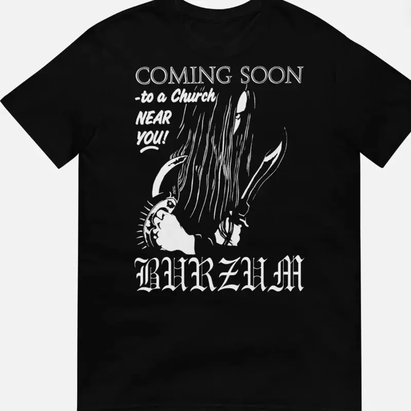1Burzum Coming Soon To A Church Near You One Sided T Shirt