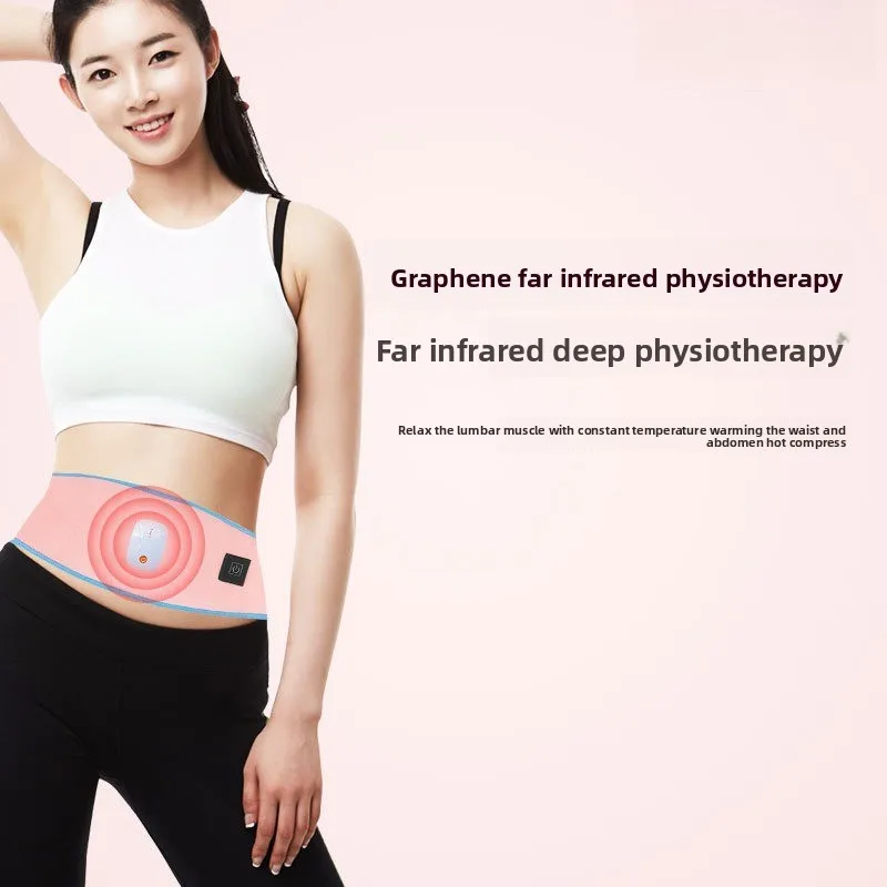 

Intelligent Hot Compress Belt Ems Micro-current Massage Belt Slimming Pulse Waist Massager