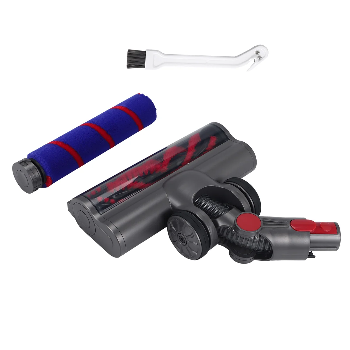 نوعية ل دايسون V7 V8 V10 V11 V15 المكانس الكهربائية مع استبدال فرشاة دوارة ناعمة بار LED المصابيح الأمامية فرشاة الأرضية إرفاق