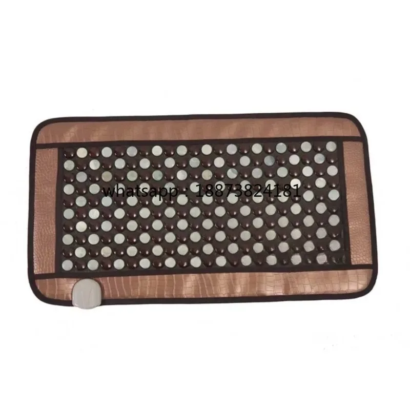 Colchoneta de Masaje de Germanio y Turmalina Coreana de 220V para el Cuidado de la Salud, Colchón de Jade con Calefacción Eléctrica, Almohadilla de Terapia Térmica, Cojín Nuga Best