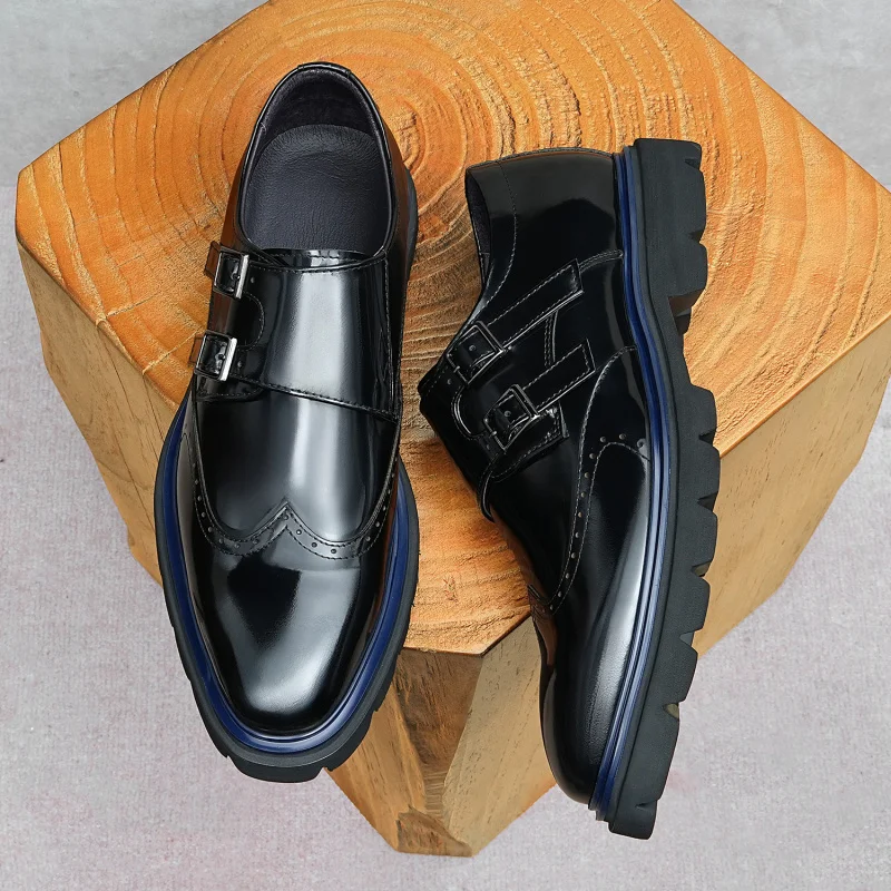 

Мужские классические туфли-лоферы из натуральной кожи, высококачественные, роскошные, элегантные, итальянские, черные, из натуральной воловьей кожи