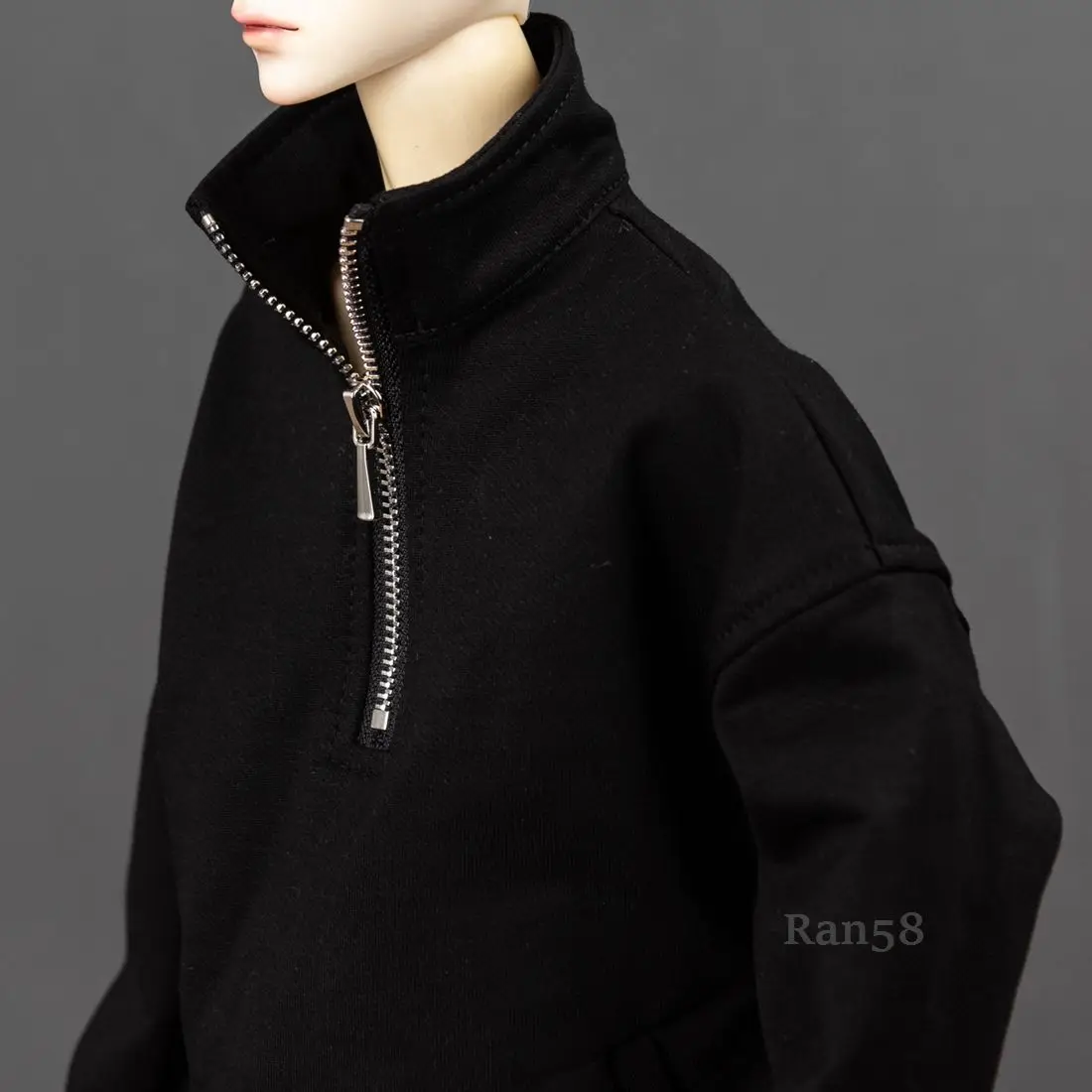 جديد BJD ملابس الطفل القطن CD الجيل الثاني حجم الجسم 4 دقائق 68 73 id75 77 Zhuang Shu سترة رياضية بقلنسوة سستة 4 ألوان #4