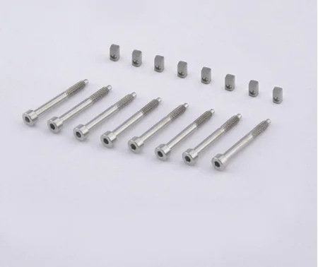 1set Titanium Alloy String Lock Screws & Block Fit for Floyd Rose Tremolo Electric Guitars Accessories in Stock Discount
