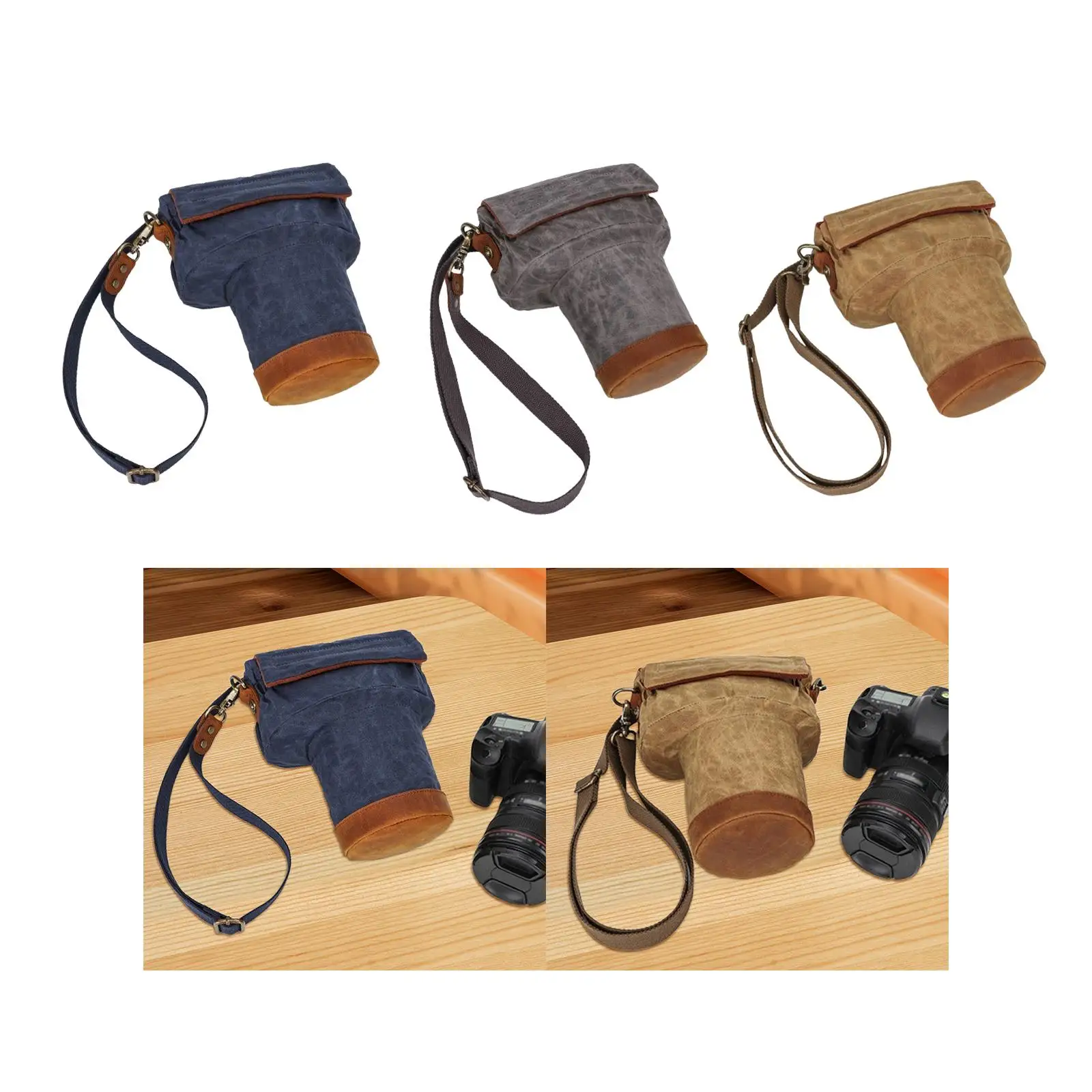 Многоразовая сумка через плечо для камеры с регулируемым ремнем для кемпинга, путешествий, взрослых