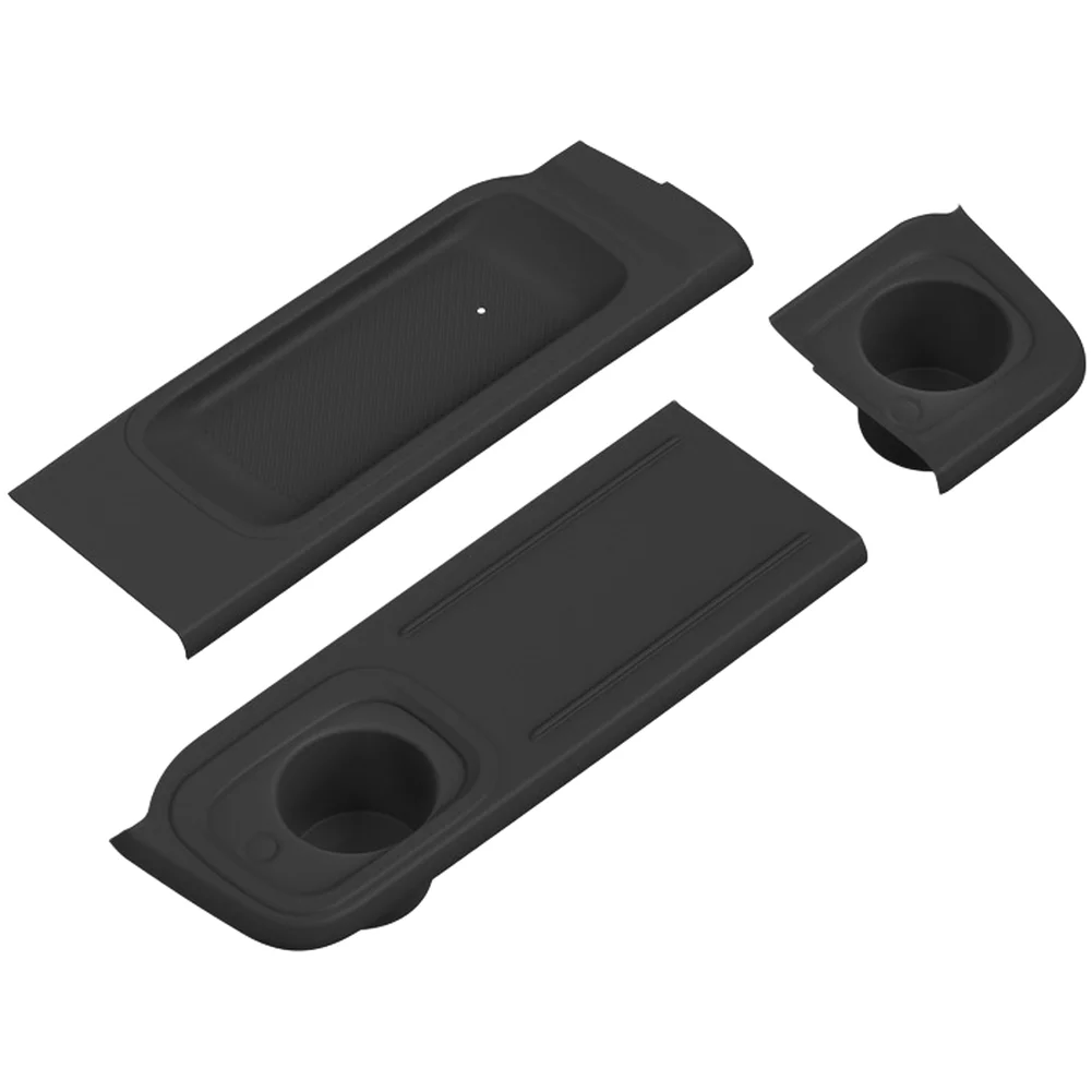 Black Silicone Dashboard Mat Anti Noise Dashboard Pad Car Console Organizer Long-lasting Silicone Material Easy To Clean Design