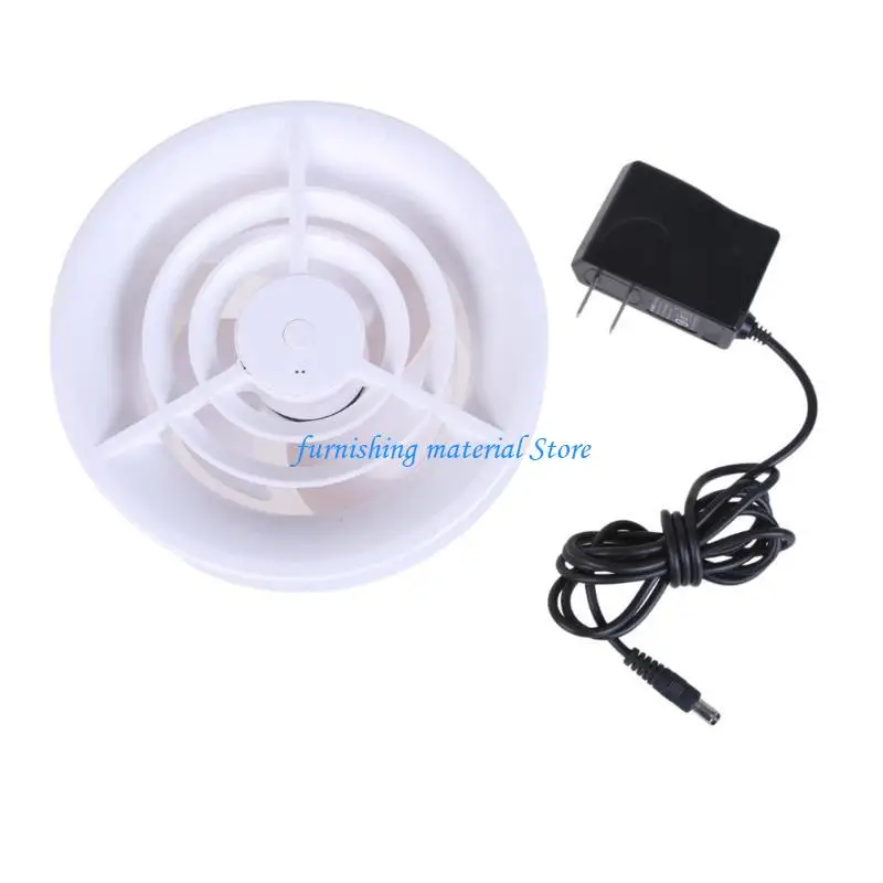 Y5GD DC12V 3W مروحة العادم قوية وهادئة مناسبة 100-240 فولت لإعدادات مختلفة 15.5 سم / 6 بوصة القطر