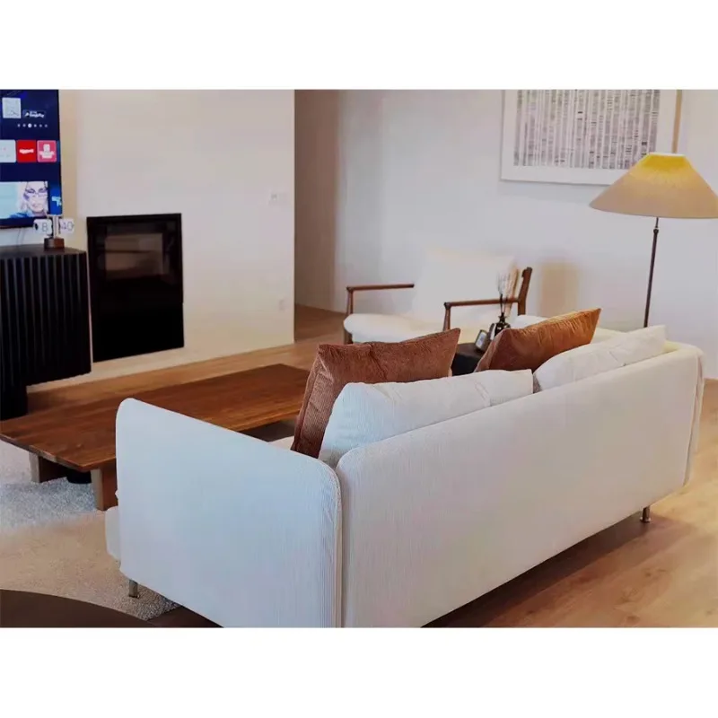 Living Room Couch Cover for Chaise Longue, Slipcover for Single Cushion Sofa