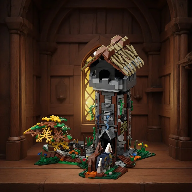 1232 Elementy Miejska Wieża Obserwacyjna MOC Konfigurowalny Modułowy Projekt Budowy Popularny Prosty Model Technologiczny DIY Zabawka Prezent dla Chłopców na Festiwal