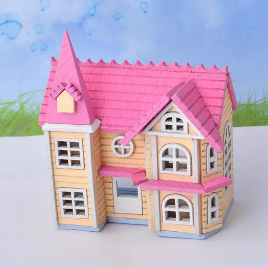 1:12 조립 다락방, 인형의 집 미니어처 크리스마스 장식