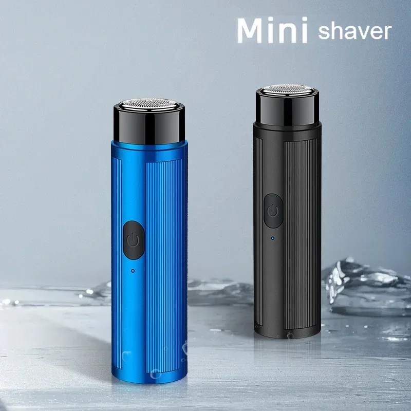 Mini Men's Electric Shaver For Travel Home USB Charging Portable Shaving Face Beard Razor Washable Home Trimmer Razor For Men image 5