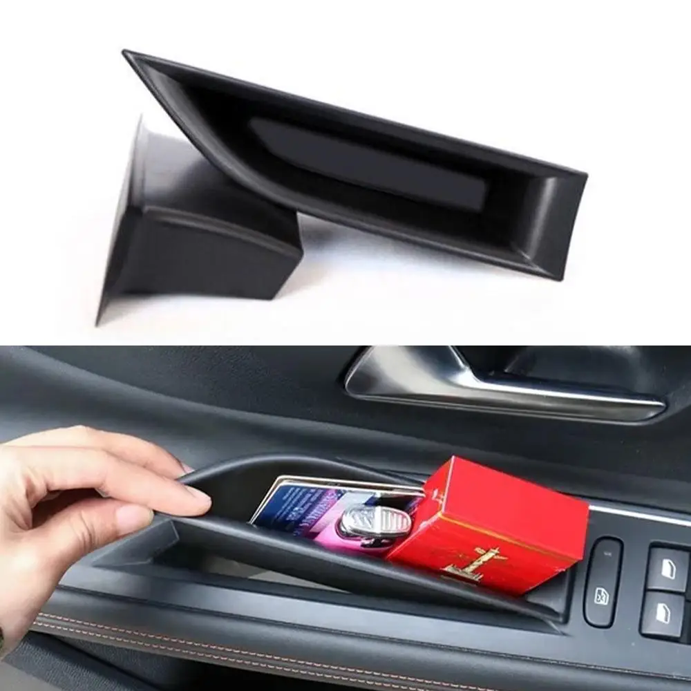 Accessories For Peugeot 3008 3008GT 4008 5008 2016-2020 Car Front Inside Car Door Storage Pallet Armrest Container Box Cove