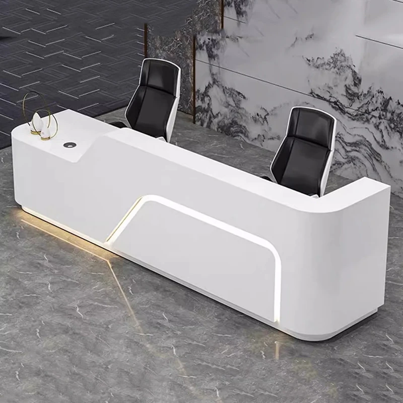 ホワイトホテルの受付デスク、ショップ、ビューティー、モダンバー、ラグジュアリー、エグゼクティブ、ディスプレイ、受付デスク、オーガナイザー、ビューロー、ラウンジ家具