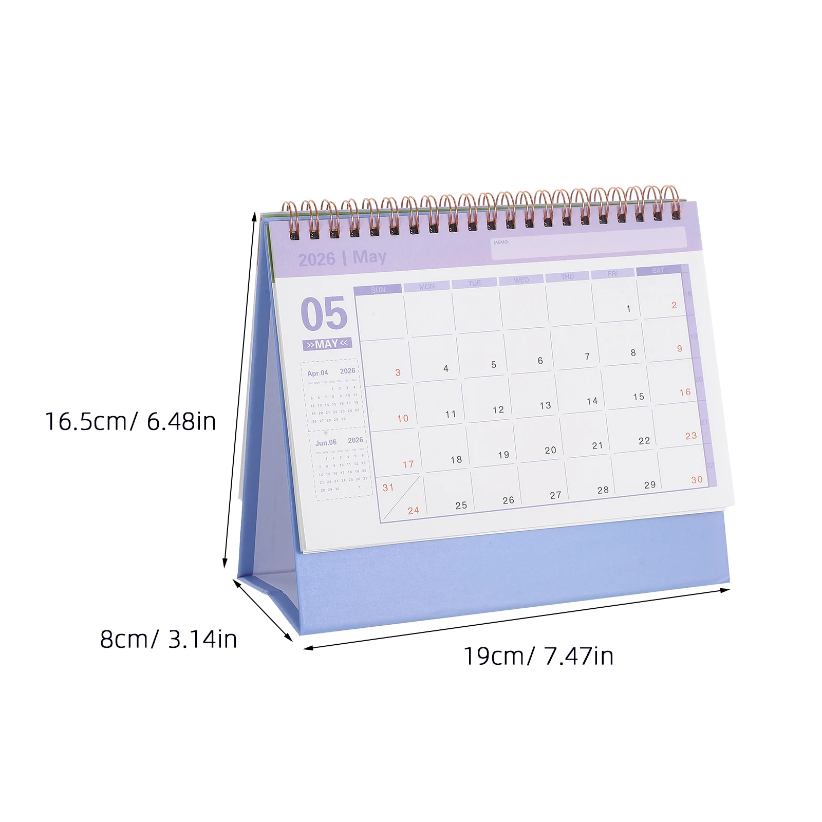 

5 шт., 5 шт., карманный планировщик на 2026 год, декоративный календарь на месяц, настольный ежемесячный мини-календарь на 2025-2026, стоячий флип-блокнот, календари