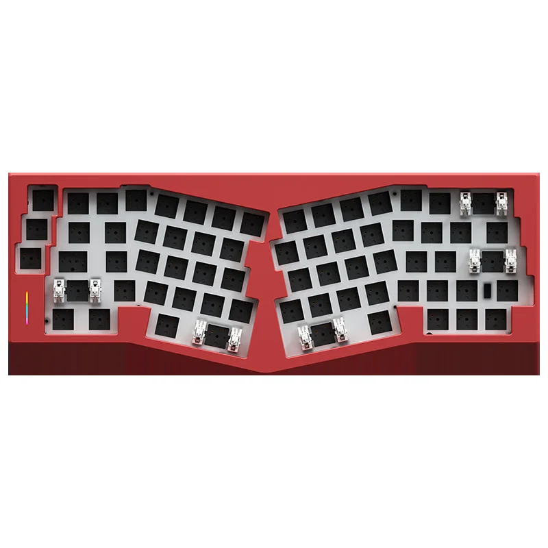 

Mechanical keyboard aluminum lump 68 arrangement