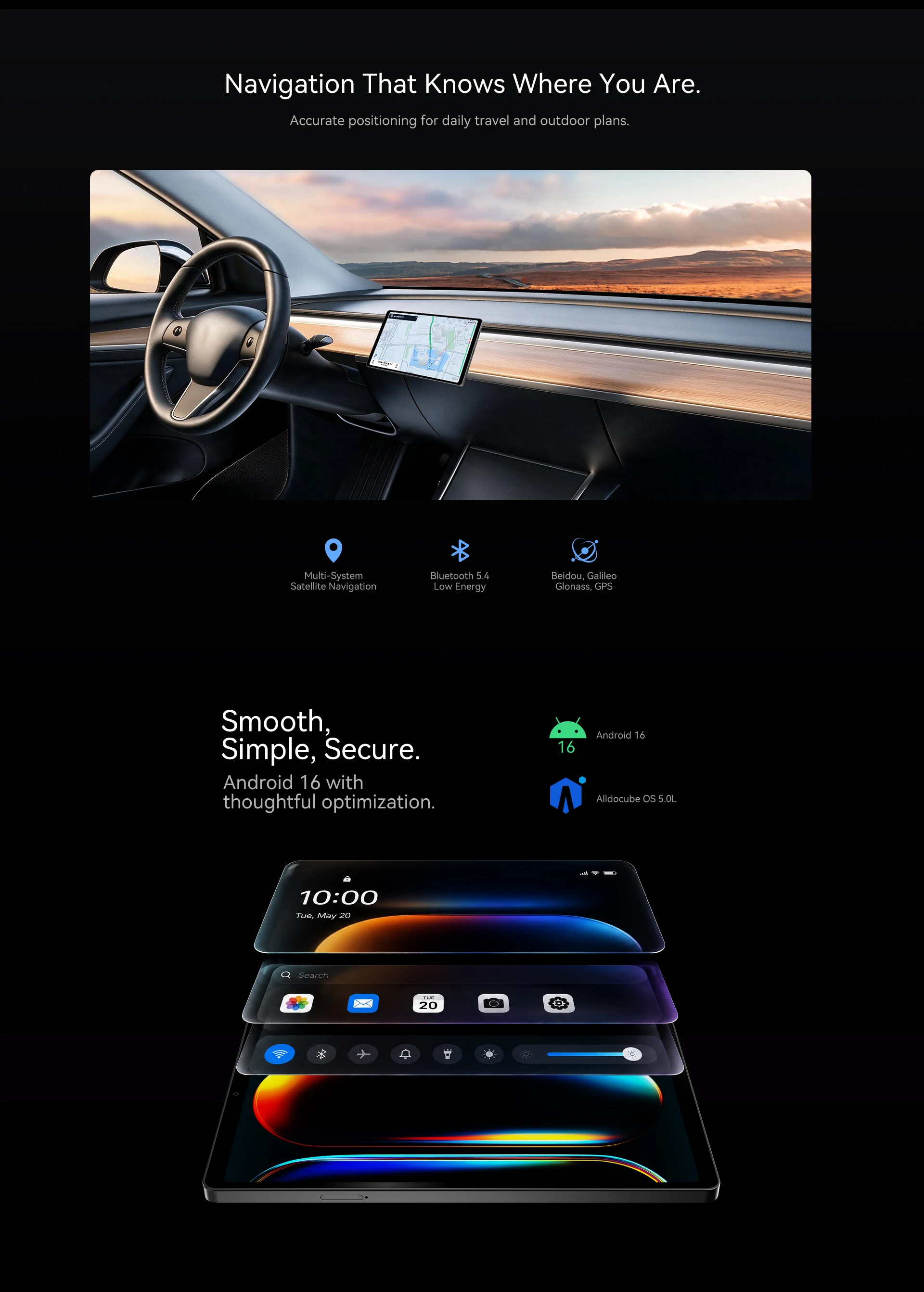 ALLDOCUBE iPlay 80 mini Turbo Tablet 8,8'' 2,5K 120Hz Dimensity 7400 16GB RAM 128GB ROM Android 16 6500mAh 4G LTE Tablet – Detail 10