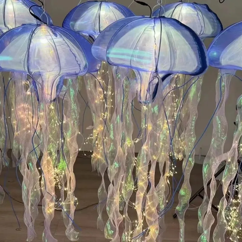 K-0341 Wedding Props Jellyfish Hanging Hall Scene Decoration Ceiling Shopping Window Decoration