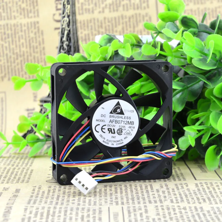 7015 7CM 12V 0.24A COMPUTER CPU FAN COOLING FAN AFB0712MB BALL