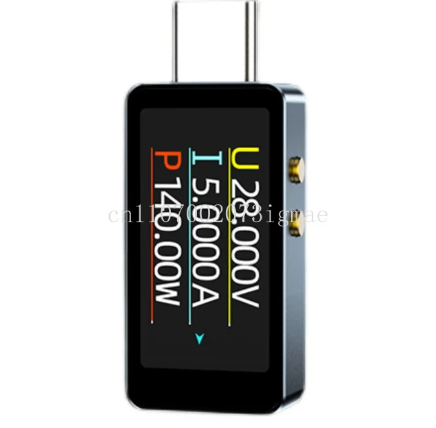 CC1 USB Voltage Ammeter Tester PD3.1 Digital Display 28V Type-C Power Meter Color Screen Fast Charging Protocol