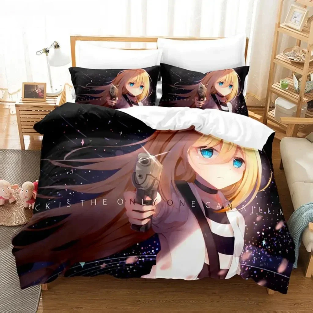 2026 Anime Angels Of Death Bedding Set Boys Girls Twin Queen Size Duvet Cover Pillowcase Bed Kids Adult Fashion Home Textileexti